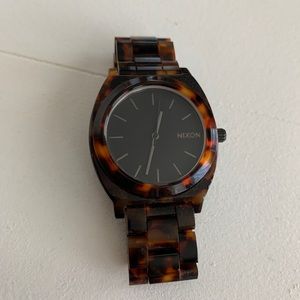 Nixon “The Time Teller Acetate” Tortoise Watch